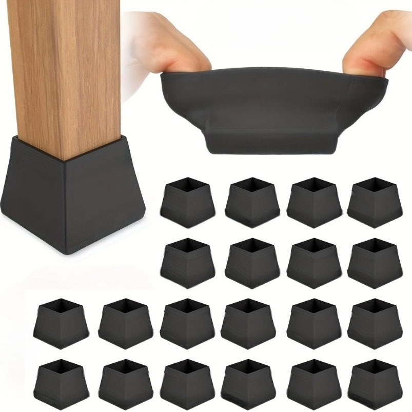 Outdoor Furniture Leg Protectors - 12pcs Large Silicone Chair & Table