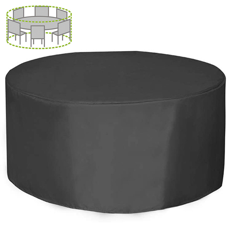 Outdoor Furniture Used - 12 Sizes Round Furniture Cover 210D