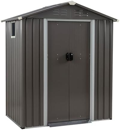 Outdoor Furniture With Storage - JY QAQA 5x3 FT Metal Outdoor