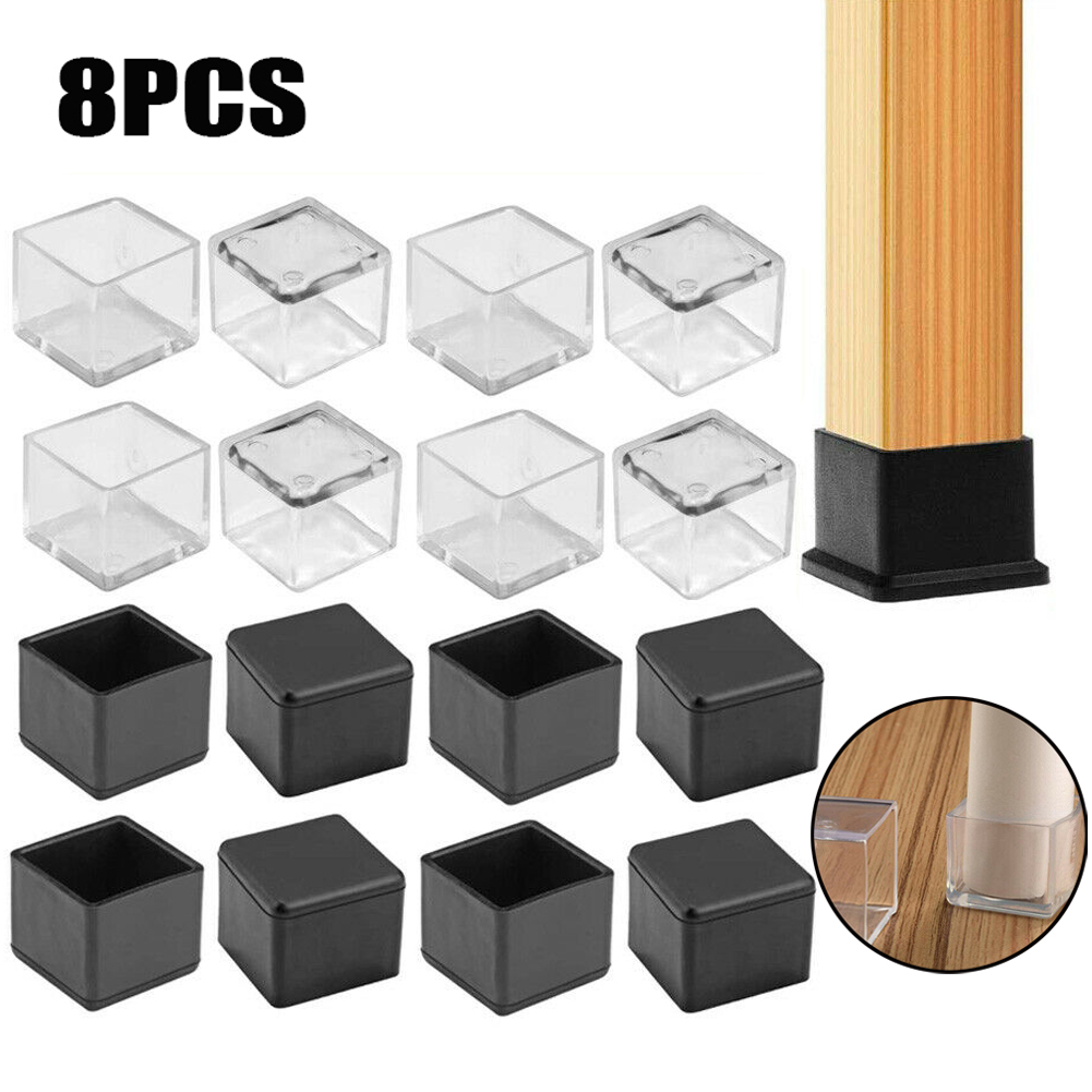 Outdoor Furniture Leg Protectors - 8 Chiếc Vuông/Hình Chữ Nhật Ốp