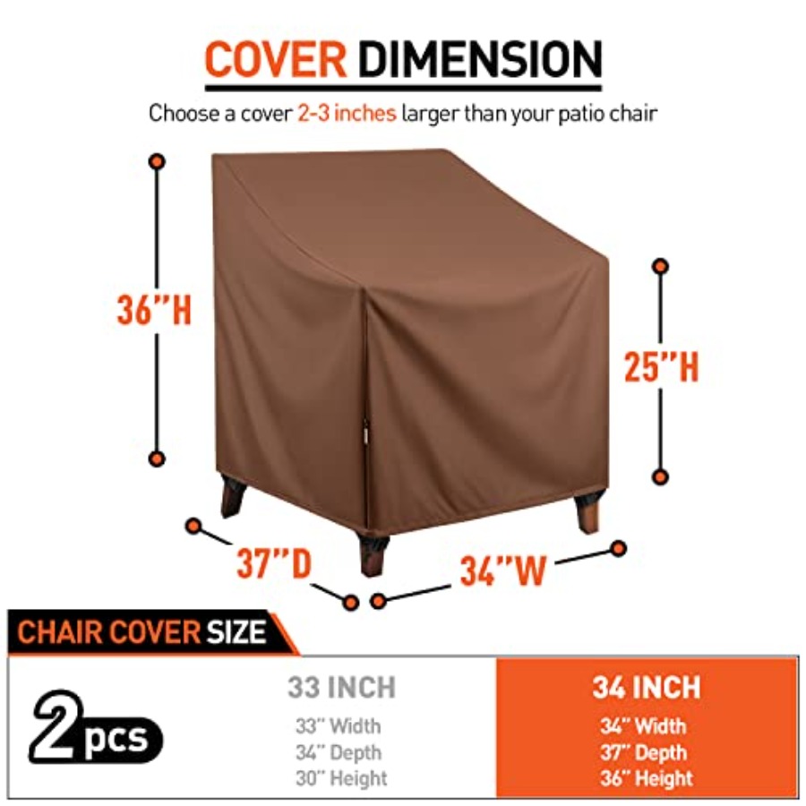 Waterproof Patio Chair Covers, - đánh giá và giá Outdoor Furniture Lounge