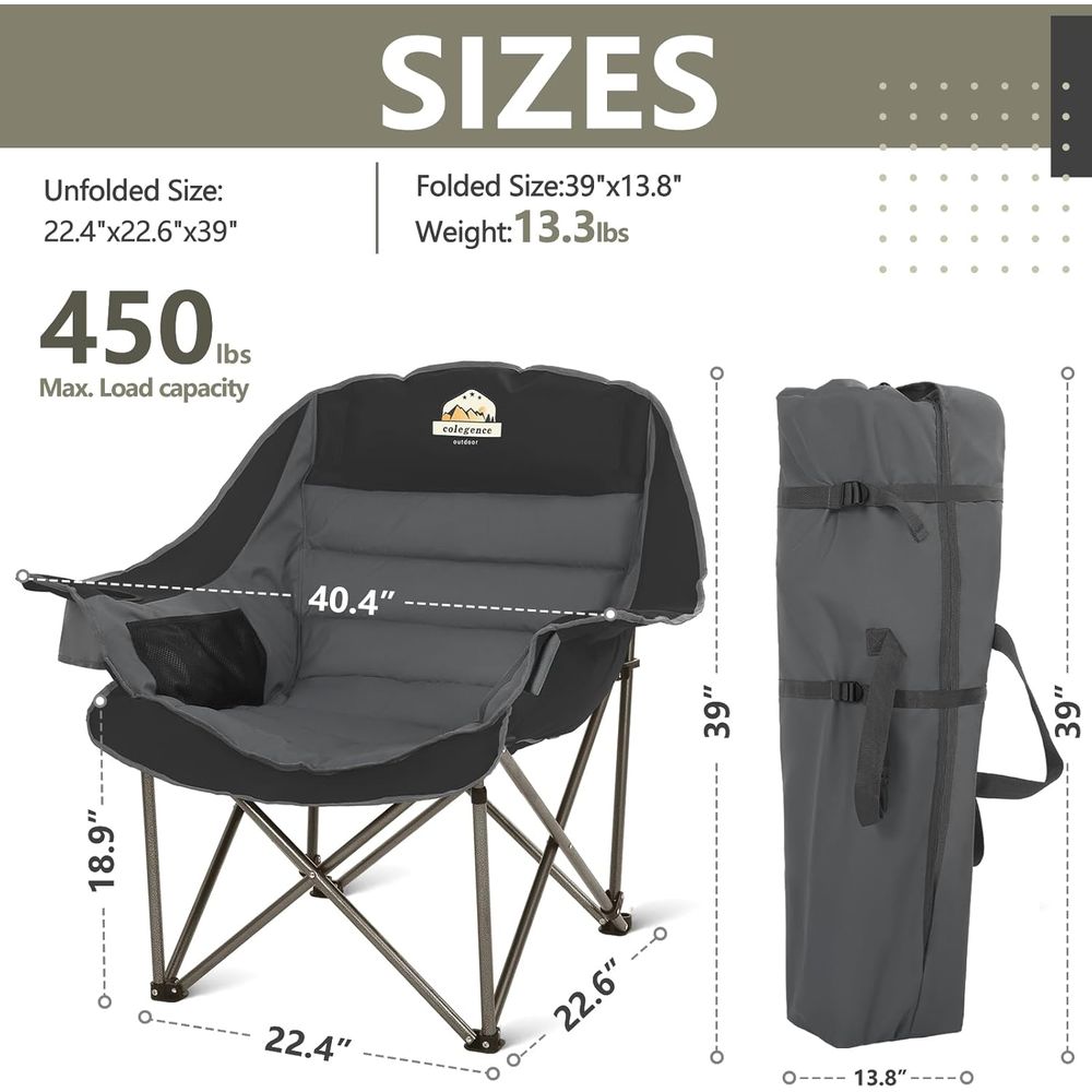 Oversized Camping Chairs Set o - đánh giá và giá Outdoor Furniture Xl