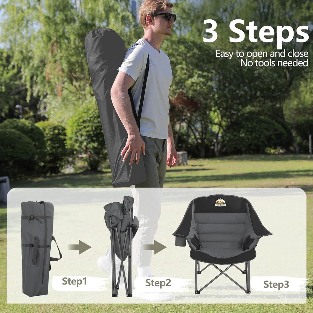 Oversized Camping Chairs Set o - đánh giá và giá Outdoor Furniture Xl