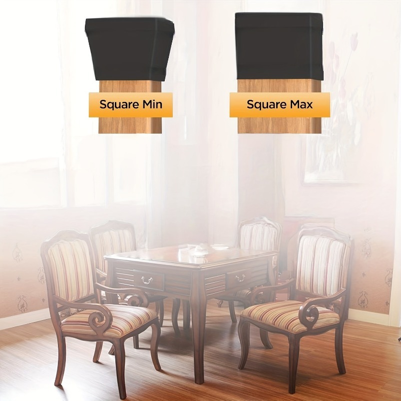 12pcs Large Silicone Chair & T - đánh giá và giá Outdoor Furniture Leg Protectors