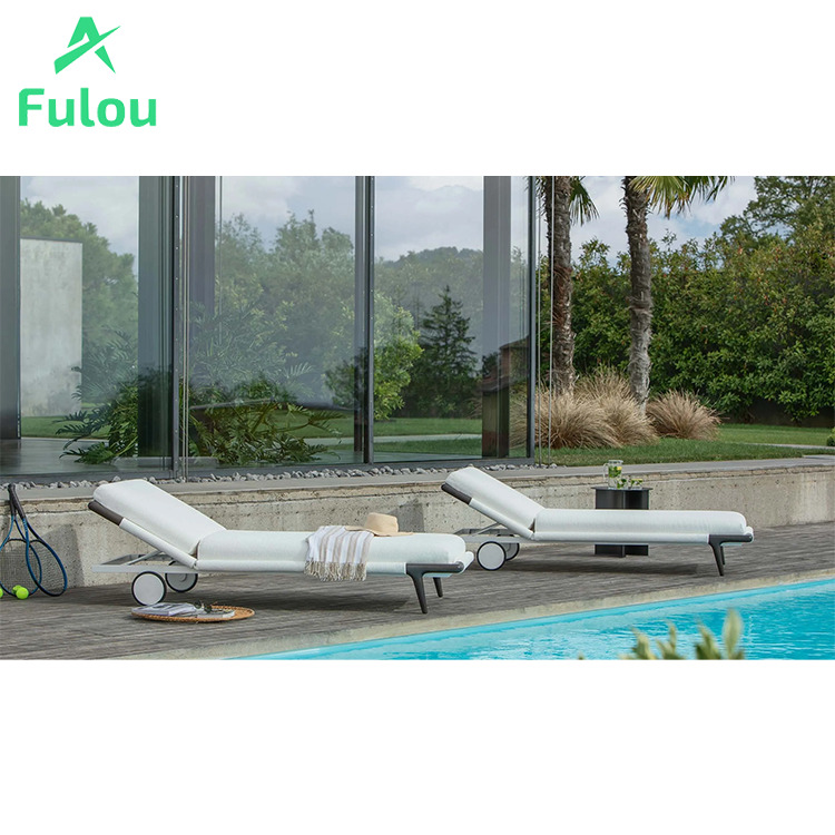 Modern Aluminum Sun Lounge UV  - đánh giá và giá Outdoor Furniture Quick Dry
