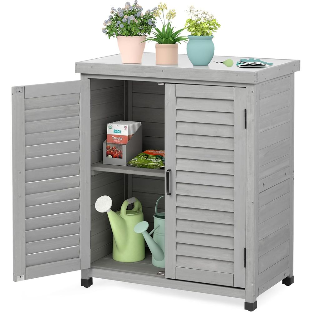 Outdoor Storage Cabinet & Pott - đánh giá và giá Garden Bench Metal