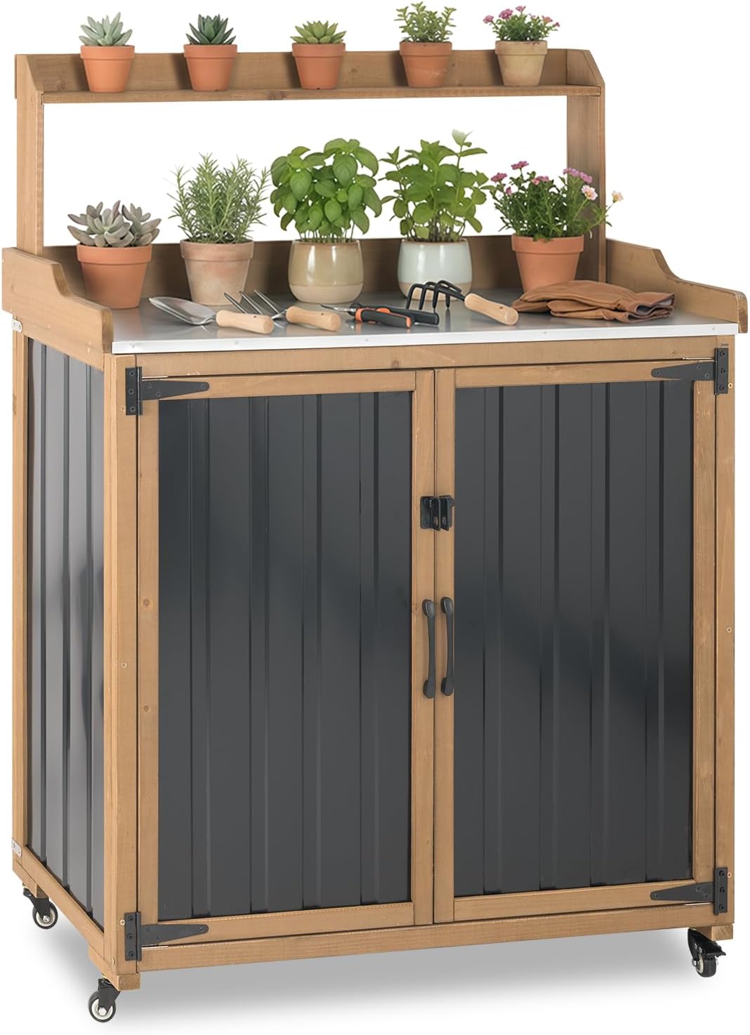 Potting Bench Table Outdoor St - đánh giá và giá Garden Bench Metal