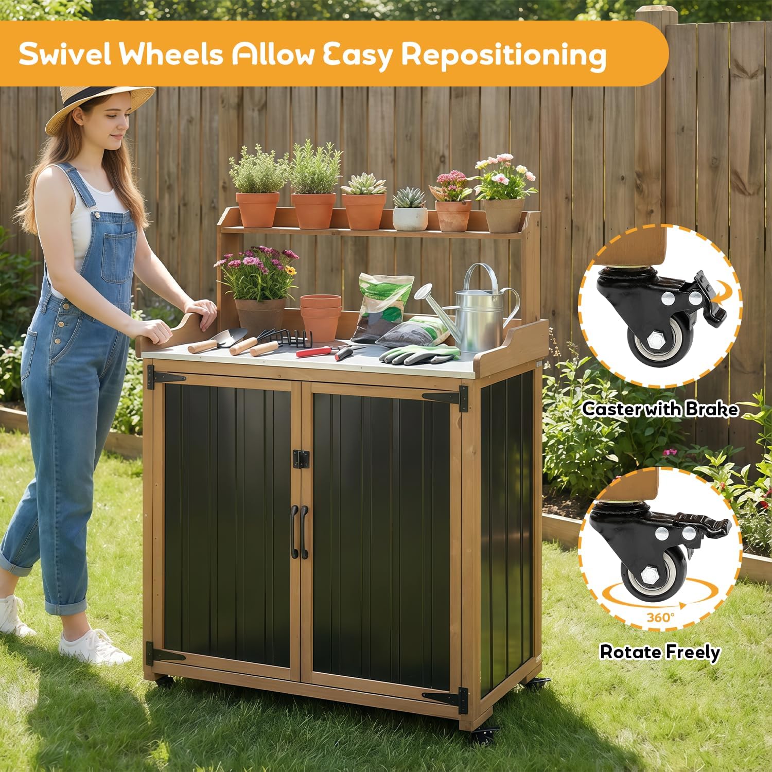 Potting Bench Table Outdoor St - đánh giá và giá Garden Bench Metal