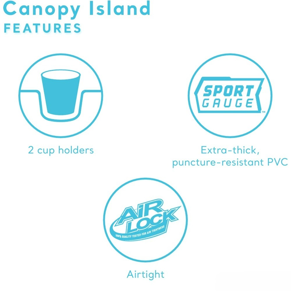 Canopy Island Inflatable Pool  - đánh giá và giá Outdoor Furniture Lounge