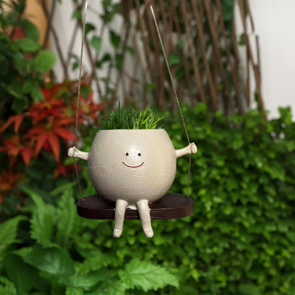 Chair/Swing Smile Face Planter - đánh giá và giá Garden Swing Chair