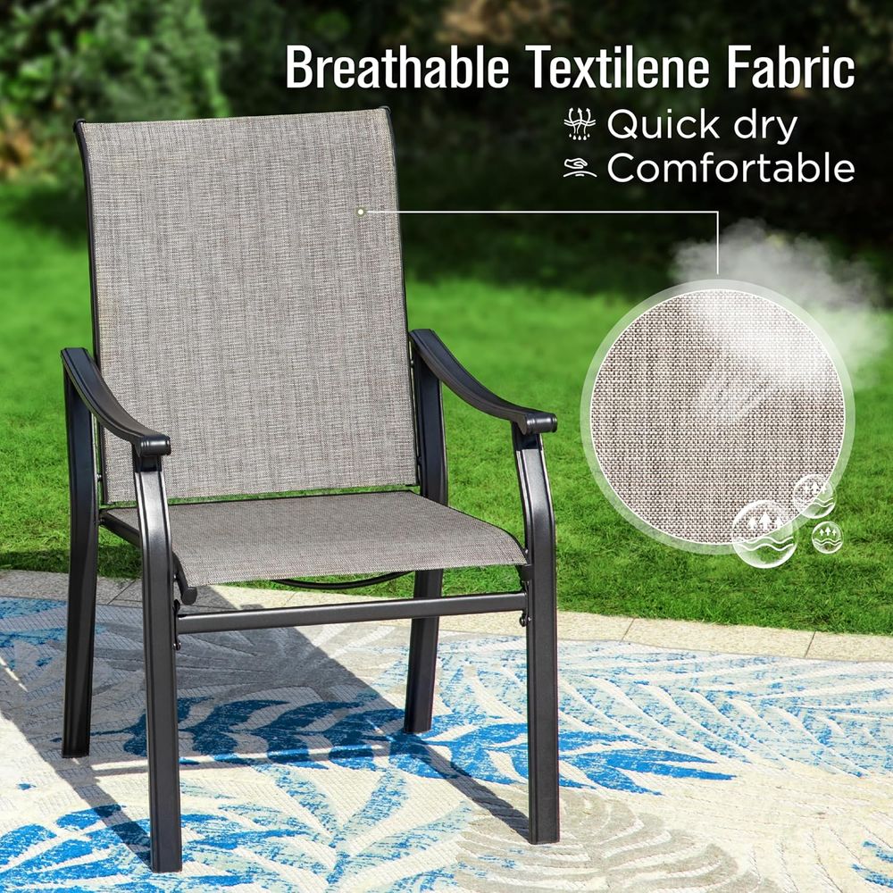Patio Dining Set 9 Pieces, 8 Q - đánh giá và giá Outdoor Furniture Quick Dry