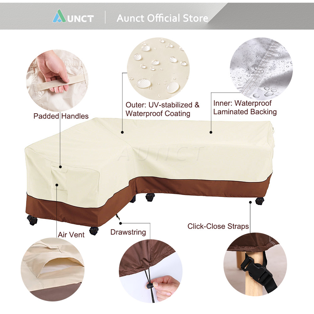 L Hình Góc Ngoài Trời Ghế Sofa - đánh giá và giá Outdoor Furniture Cover Xl