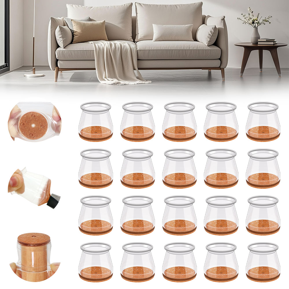 24-36pcs Chair Leg Caps Silico - đánh giá và giá Outdoor Furniture Leg Protectors