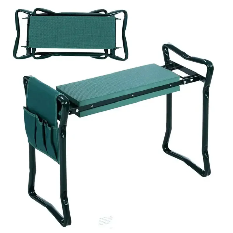 Garden Kneeler Folding Garden  - đánh giá và giá Garden Bench Metal