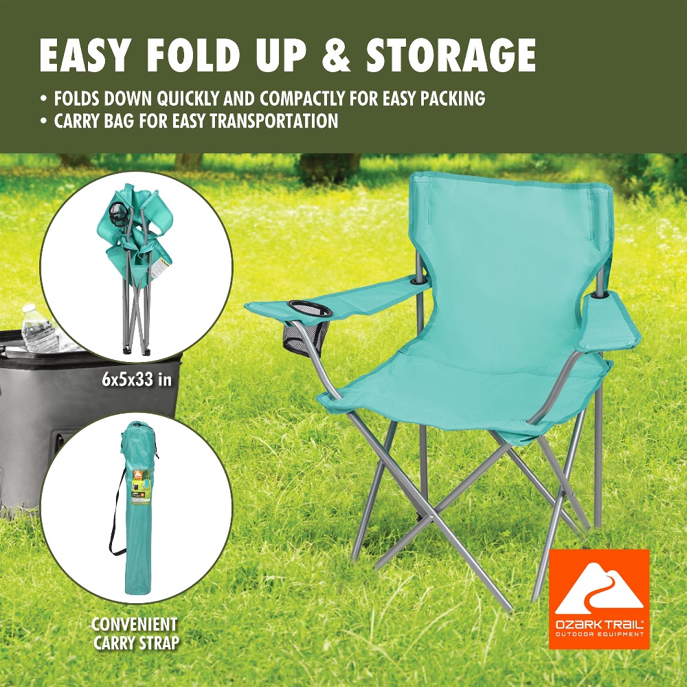 Foldable Quad Camping Chair wi - đánh giá và giá Outdoor Furniture Used