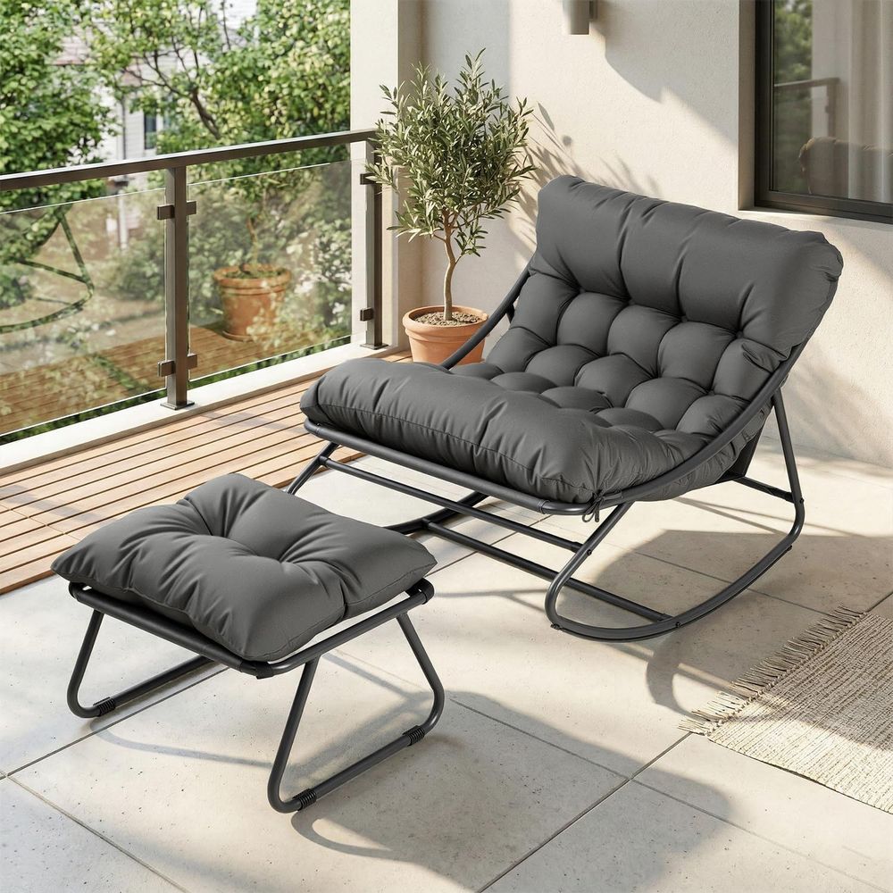 Oversized Papasan Rocking Chai - đánh giá và giá Outdoor Furniture Without Cushions