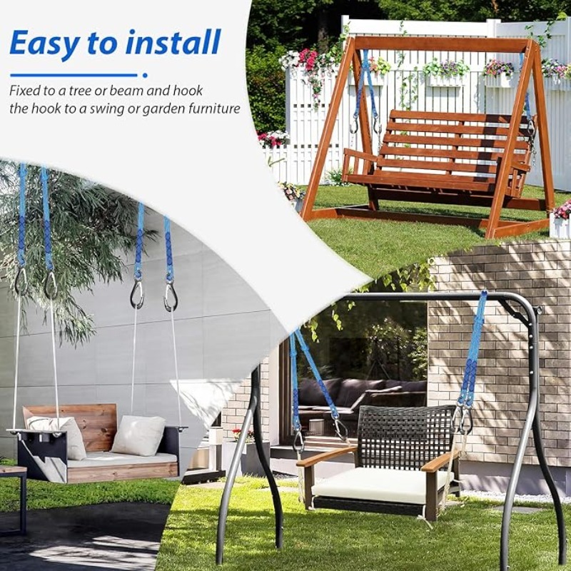 1/2Pcs Wear Resistant Metal Ho - đánh giá và giá Garden Swing Chair