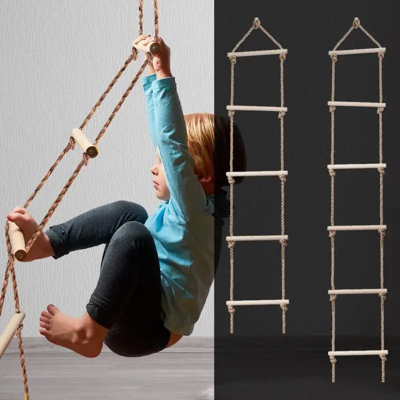 Kids Wooden Ladder Outdoor Act - đánh giá và giá Garden Swing Chair