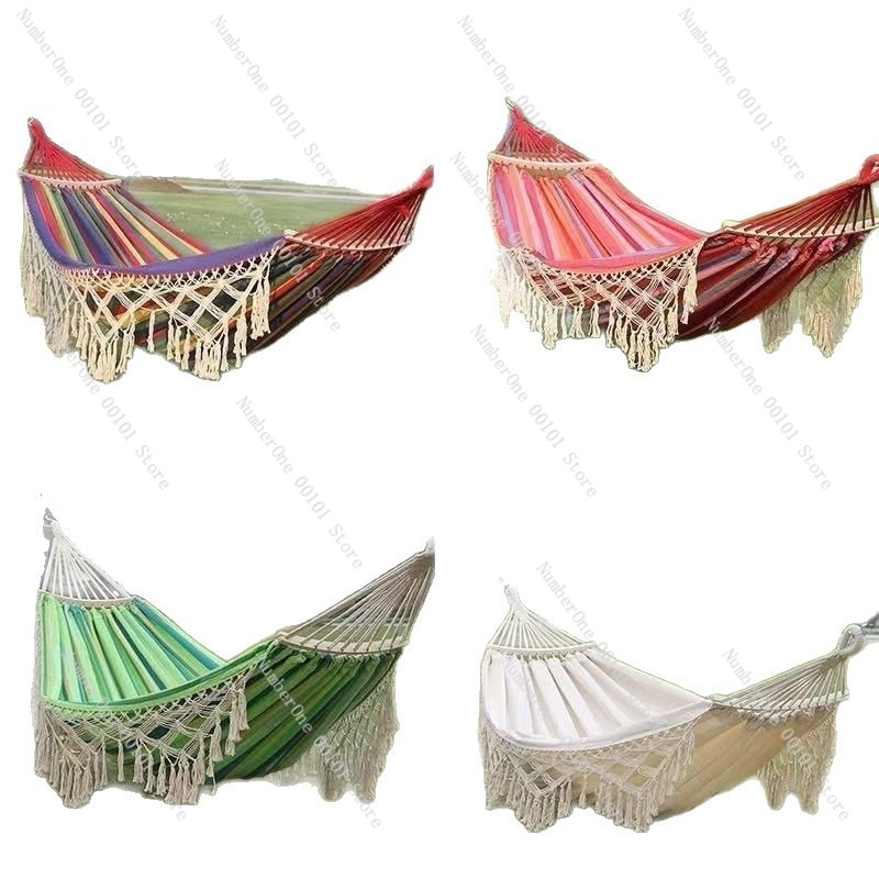 Canvas Double Hammock with Tas - đánh giá và giá Garden Swing Chair