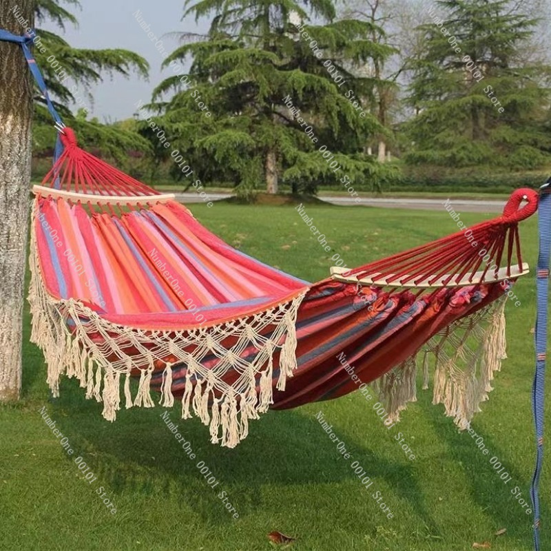 Canvas Double Hammock with Tas - đánh giá và giá Garden Swing Chair