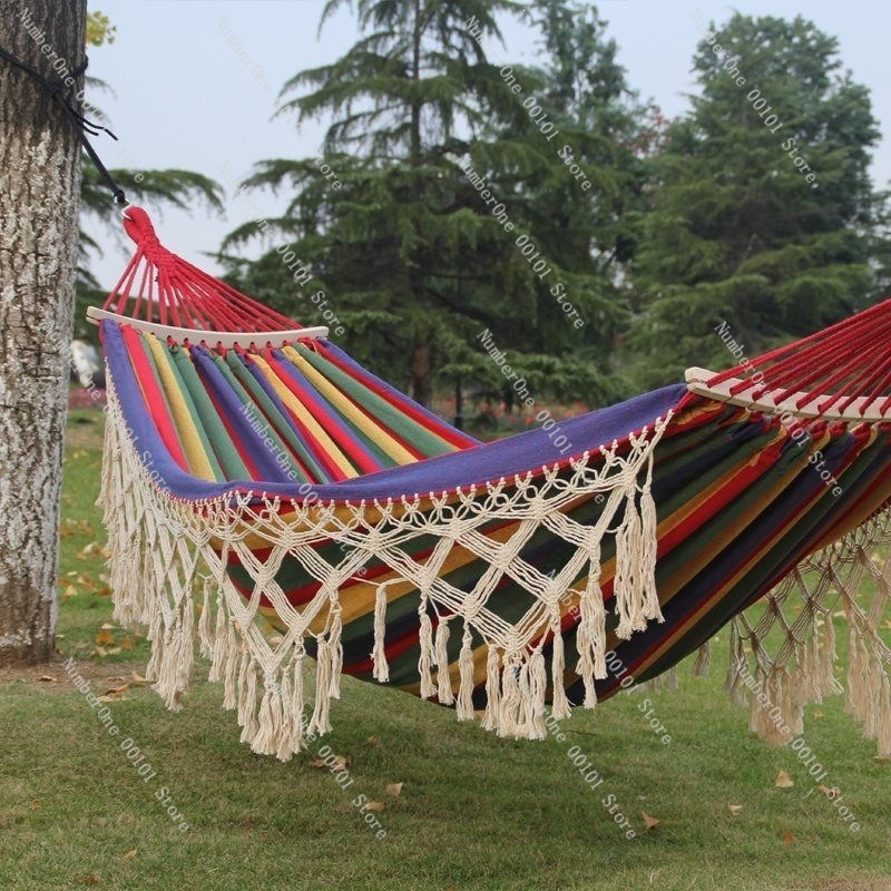 Canvas Double Hammock with Tas - đánh giá và giá Garden Swing Chair