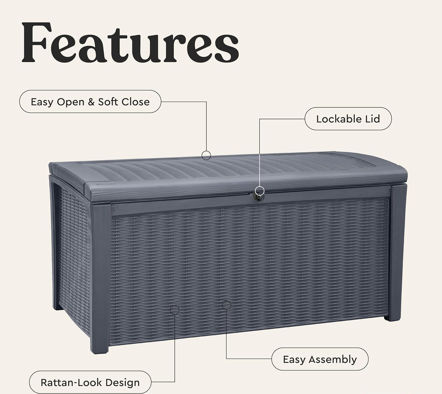 110 Gallon Outdoor Storage Dec - đánh giá và giá Outdoor Furniture With Storage
