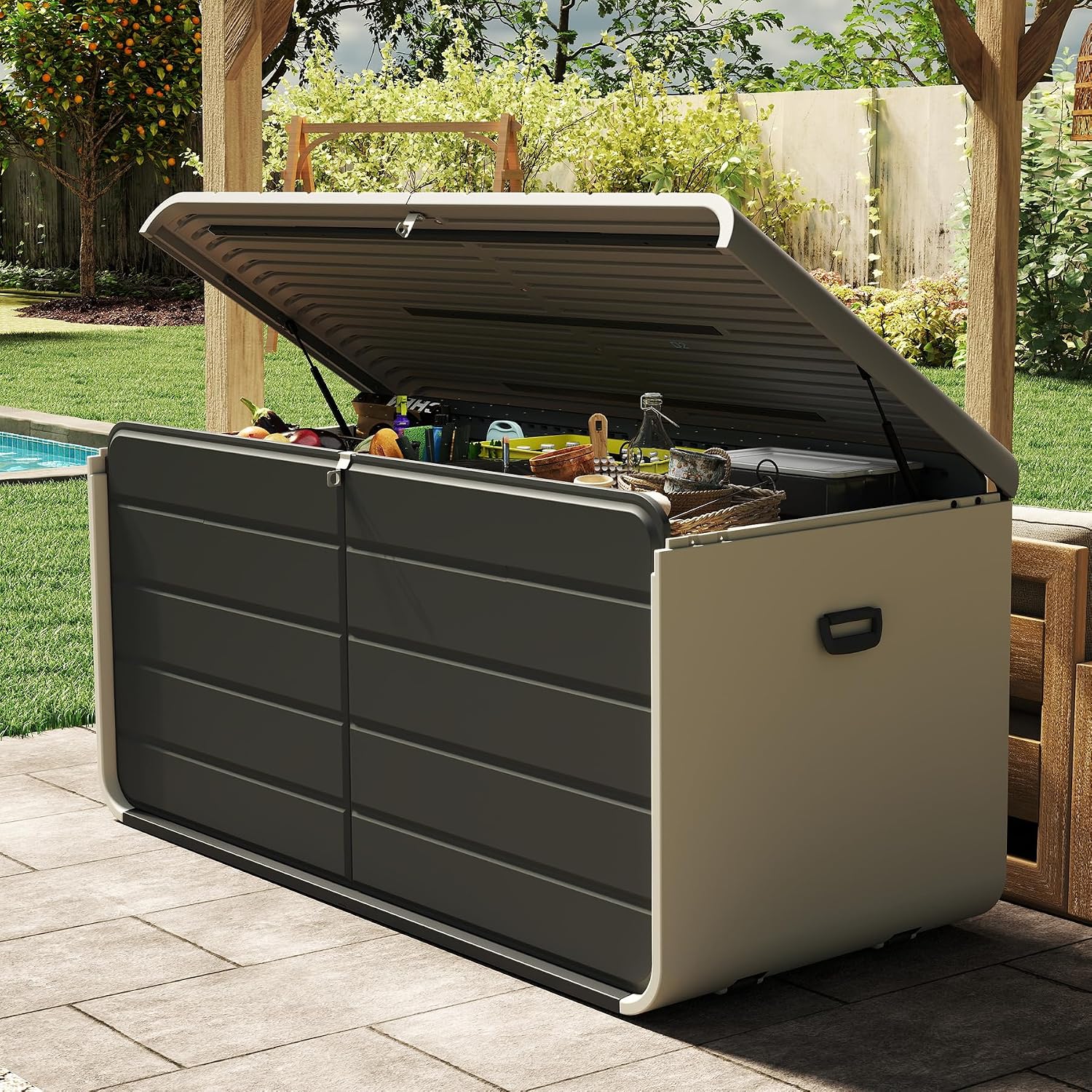 Indoor Outdoor Storage Box 200 - đánh giá và giá Outdoor Furniture With Storage