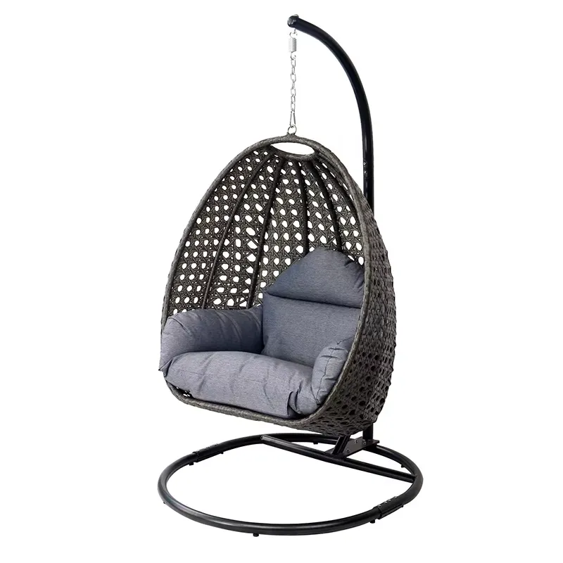 Egg Shape Black Patio Porch Wi - đánh giá và giá Garden Swing Chair