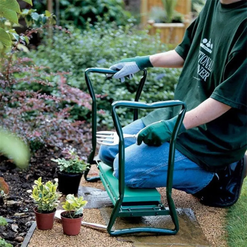 1pc New Garden Kneeling Stool, - đánh giá và giá Garden Bench Metal