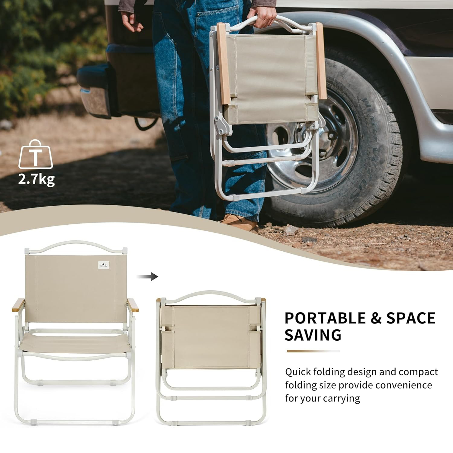 Naturehike Portable Camping Ch - đánh giá và giá Outdoor Furniture Used