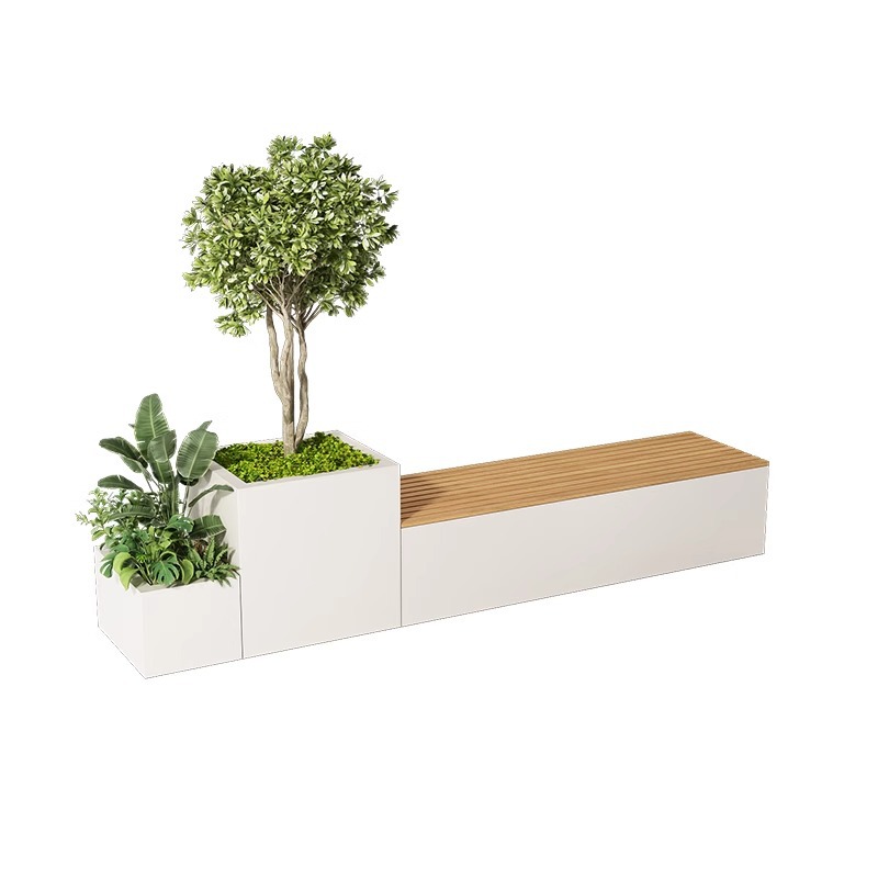 Combination Metal Planter Benc - đánh giá và giá Garden Bench Metal
