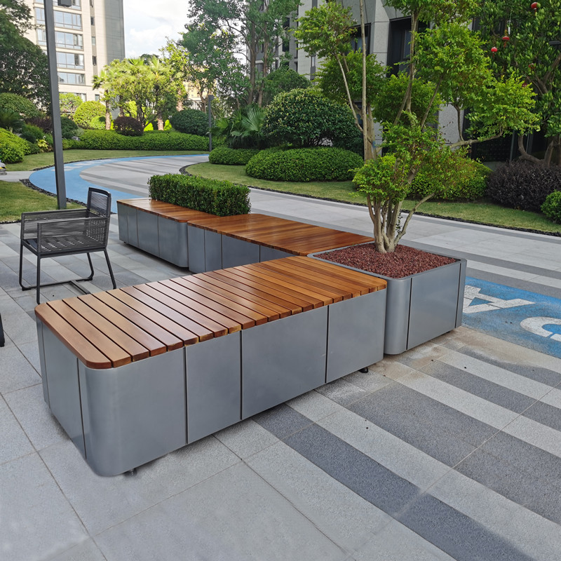 Combination Metal Planter Benc - đánh giá và giá Garden Bench Metal