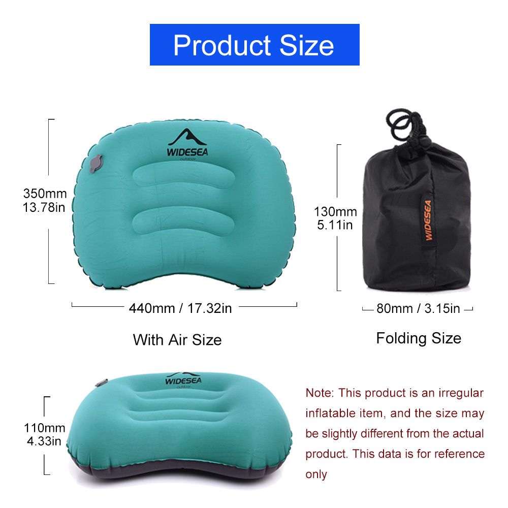 Widesea Di Động Bơm Hơi Gối Cắ - đánh giá và giá Outdoor Furniture Pillows