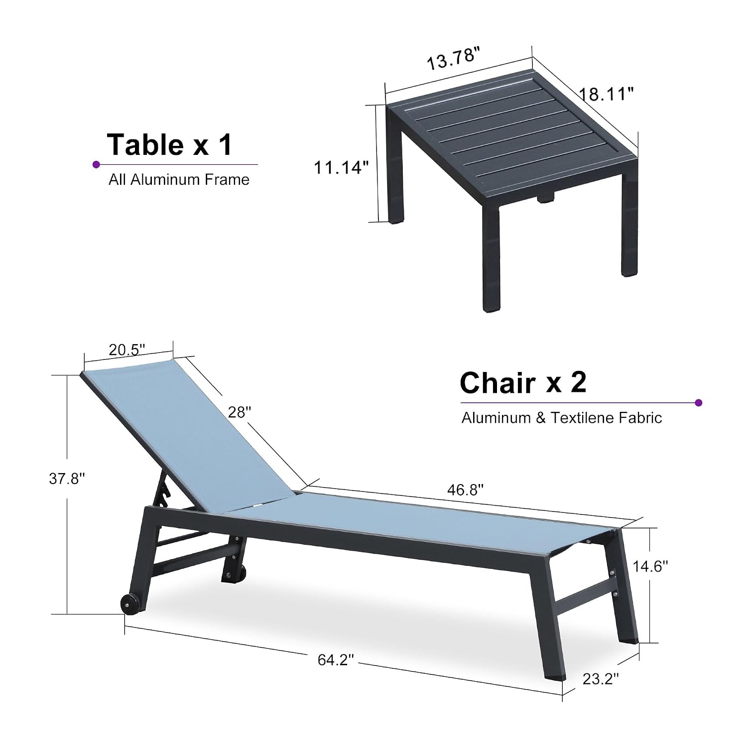 Quick-Dry Textilene Lounge Cha - đánh giá và giá Outdoor Furniture Quick Dry