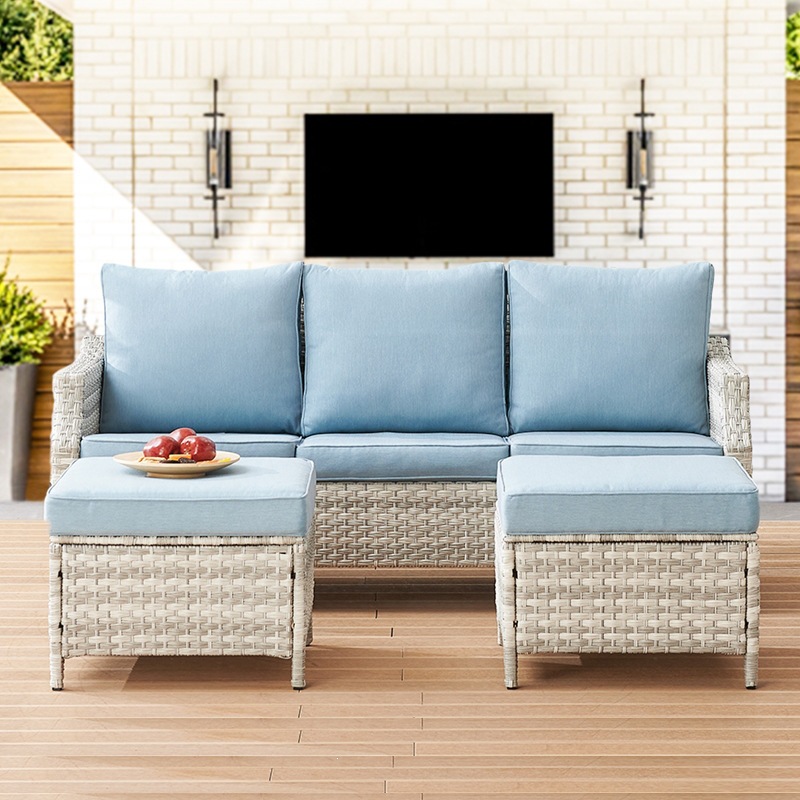 Modern PE Rattan Outdoor Sofa  - đánh giá và giá Outdoor Furniture Quick Dry