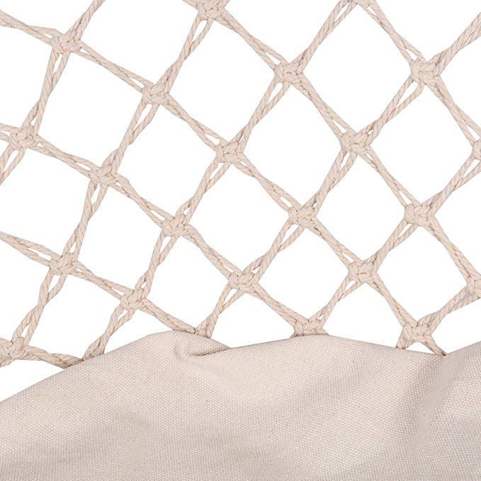 White Hanging Cotton Rope Macr - đánh giá và giá Garden Swing Chair