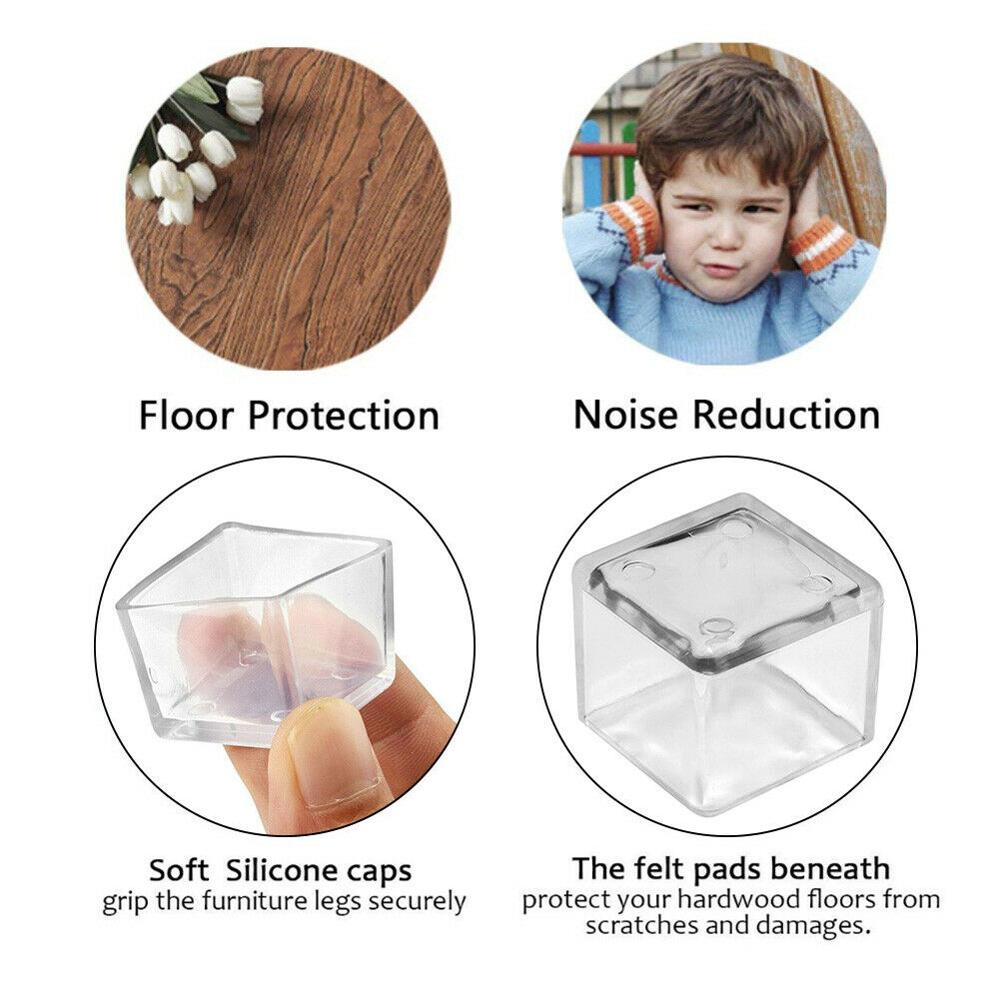 8 Chiếc Vuông/Hình Chữ Nhật Ốp - đánh giá và giá Outdoor Furniture Leg Protectors